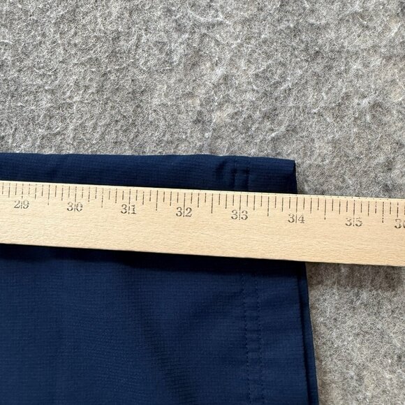 Under Armour Windbreaker Pants Men XL Blue Tapered Loose 34" Woven Vital Ripstop - Picture 14 of 16
